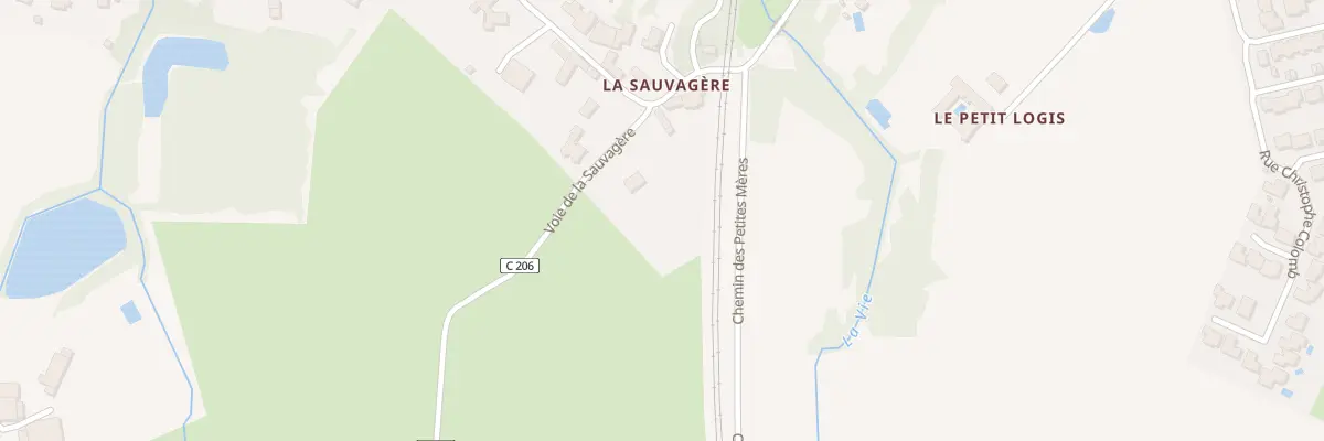 Plan du 112 La Sauvagère à Bellevigny
