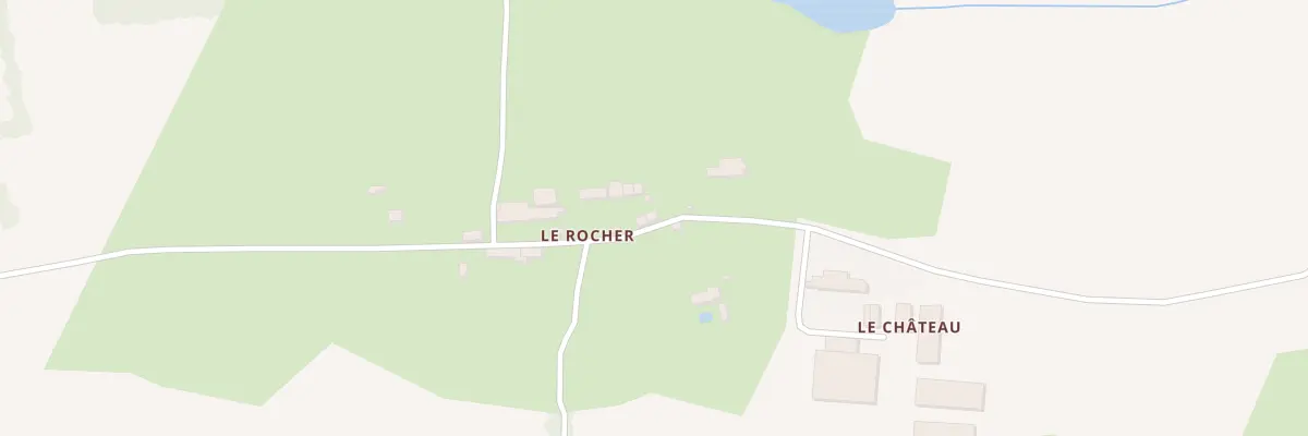 Plan du 5813 Le Rocher à Rougé