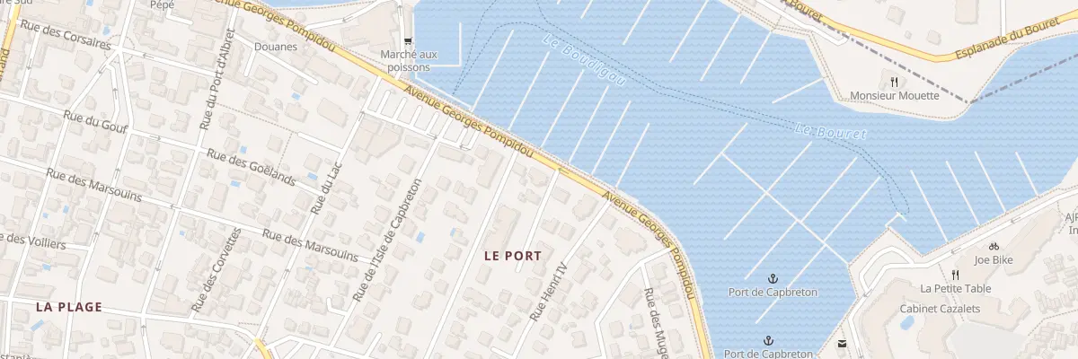 Plan du 59 Av Georges Pompidou à Capbreton
