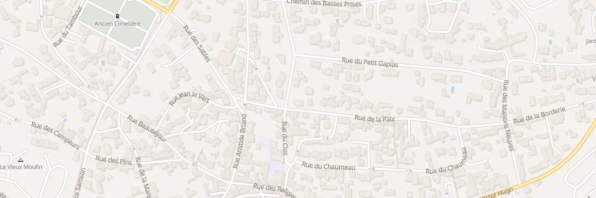 Plan du 9 Rue de la paix à La Tranche-sur-Mer
