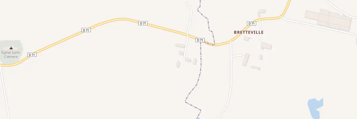 Plan du 33 Rue du Hameau Fortin à Flottemanville