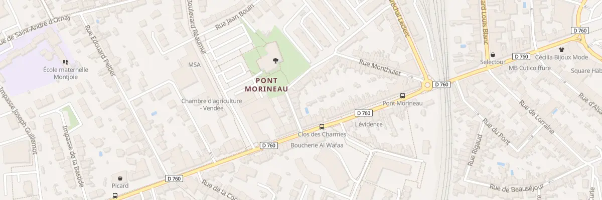 Plan du 10 Imp de la Brasserie à La Roche-sur-Yon