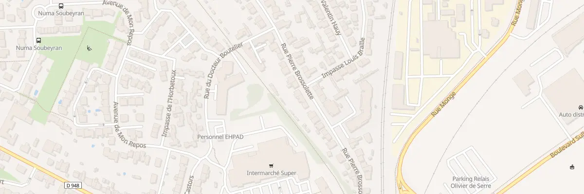 Plan du 47 Rue pierre brossolette à La Roche-sur-Yon