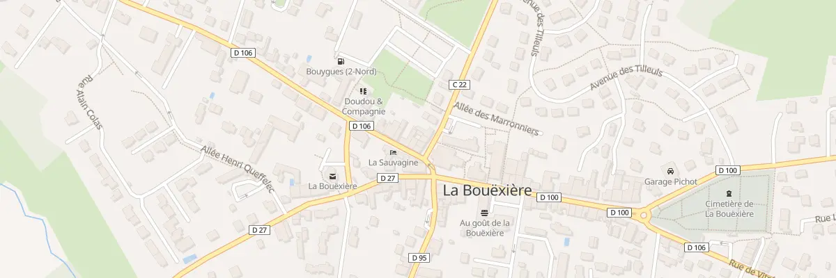 Plan du 2 Rue Jean-marie Pavy à La Bouëxière