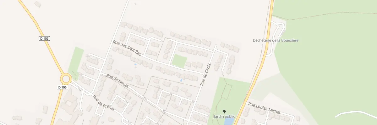 Plan du 5 Rue des Sept Iles à La Bouëxière