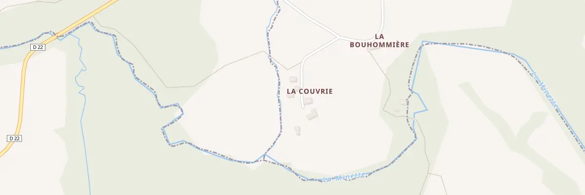 Plan du 5037 La Couvrie au Tiercent