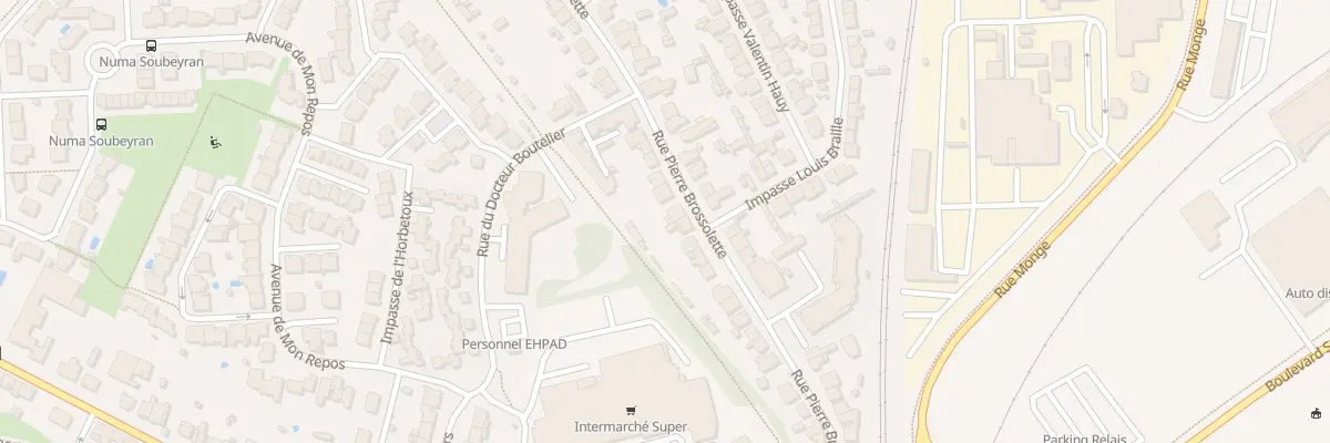 Plan du 53 Rue pierre brossolette à La Roche-sur-Yon