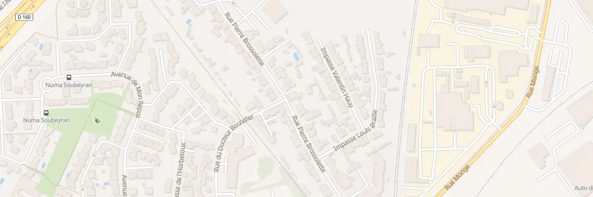 Plan du 72 Rue pierre brossolette à La Roche-sur-Yon
