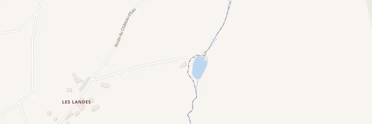 Plan du 84 Rte du Chateau d’Eau à Monthuchon