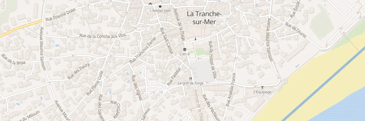 Plan du 31 Rue sadi carnot à La Tranche-sur-Mer