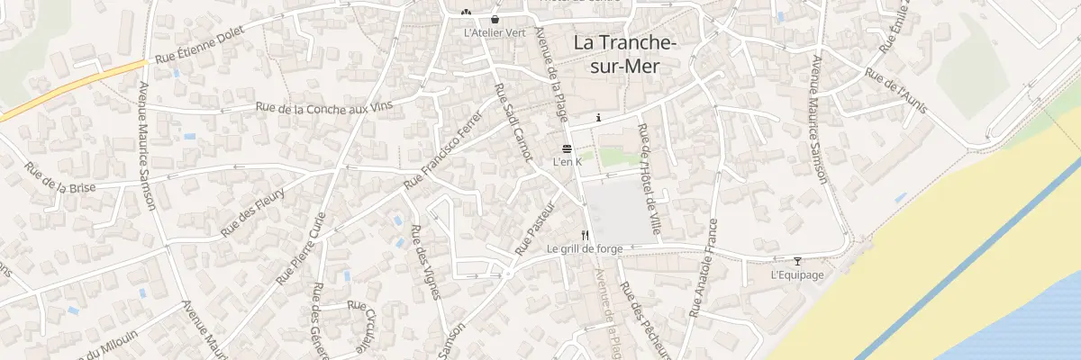 Plan du 44 Rue sadi carnot à La Tranche-sur-Mer