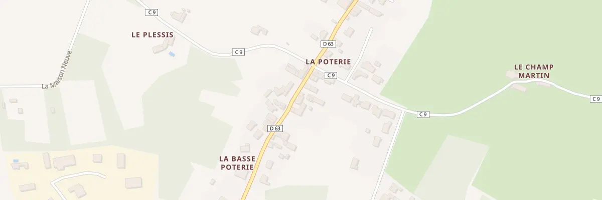 Plan du 61 Rue de la poterie à Château-Thébaud