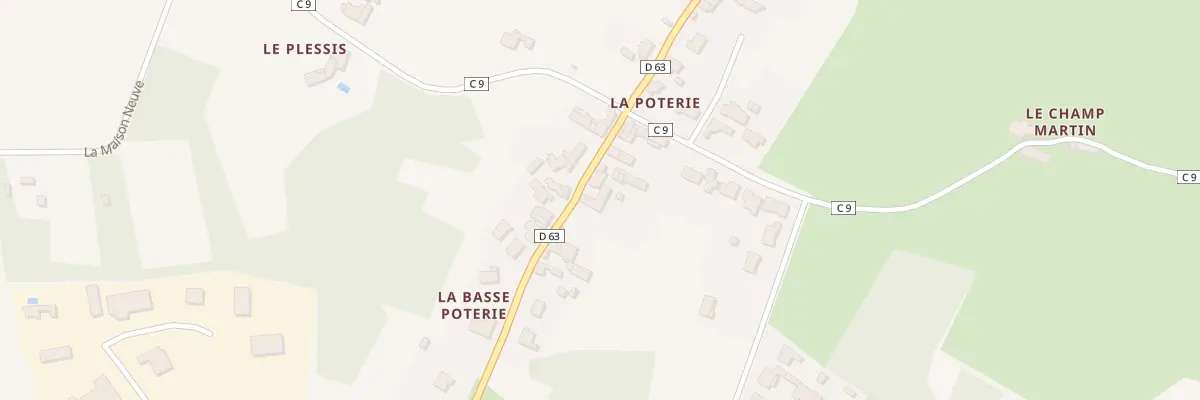 Plan du 63 Rue de la poterie à Château-Thébaud