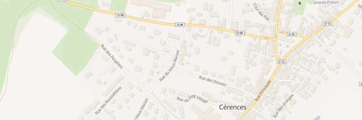 Plan du 1B Rue du Vieux Manoir à Cérences