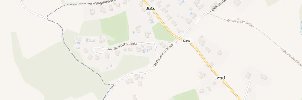 Plan du 43 Martinoeneko Bidea à Jatxou