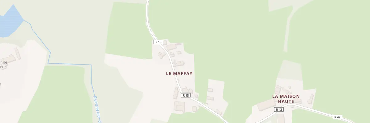 Plan du 7 Le Maffay à Abbaretz