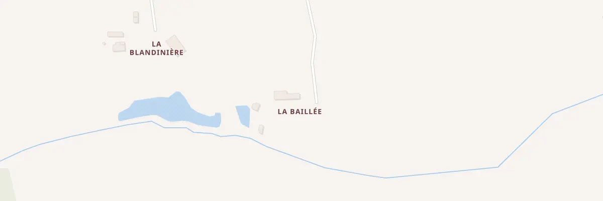Plan du 22 La Baillee à Domagné