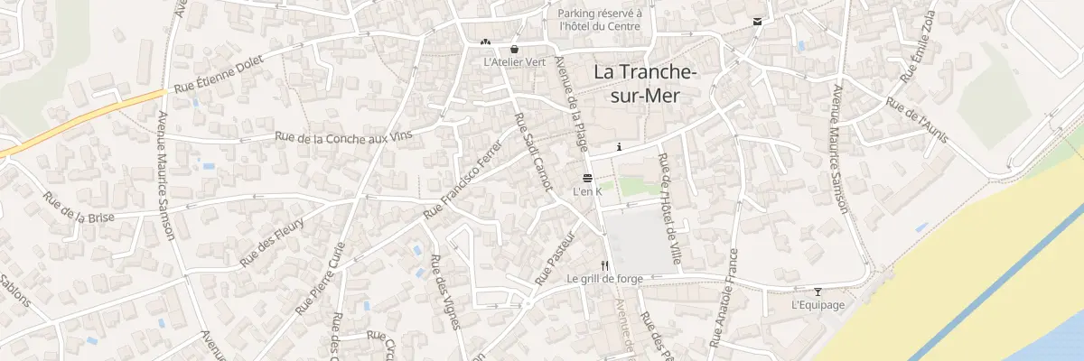 Plan du 24 Rue sadi carnot à La Tranche-sur-Mer