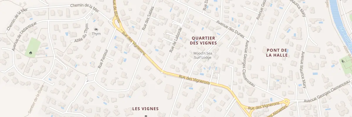 Plan du 11 Rue Laborde à Capbreton