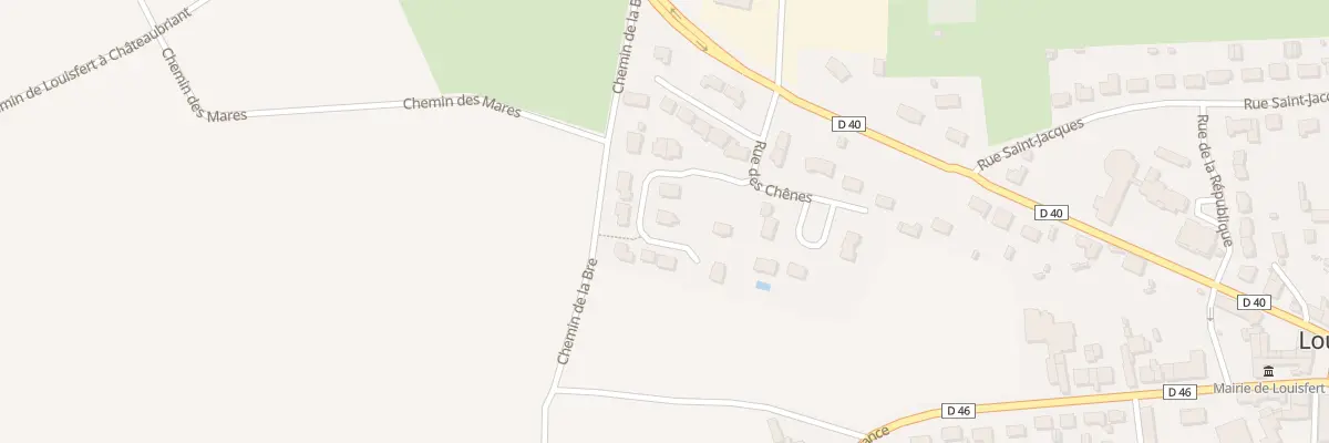 Plan du 4 Rue des Tilleuls à Louisfert