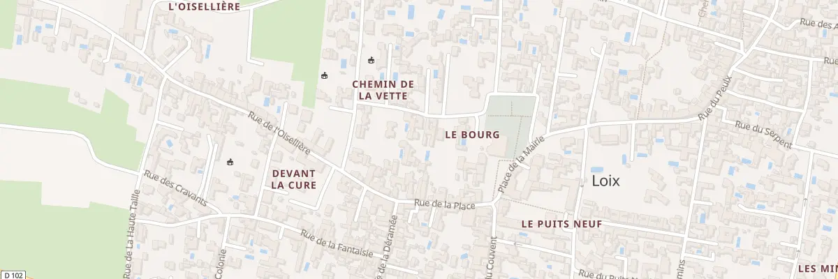 Plan du 11 Rue des Sacristains à Loix