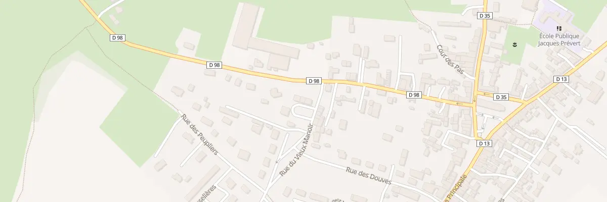 Plan du 4 Rue du Vieux Manoir à Cérences