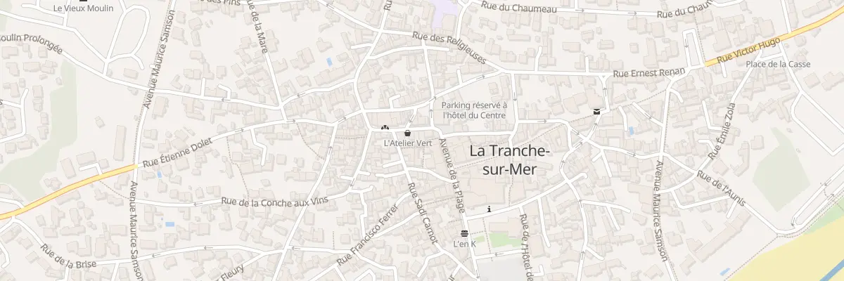 Plan de Pas de la Bastille à La Tranche-sur-Mer