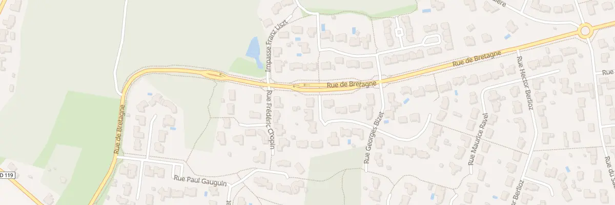 Plan du 8 Imp Georges Bizet à Haute-Goulaine