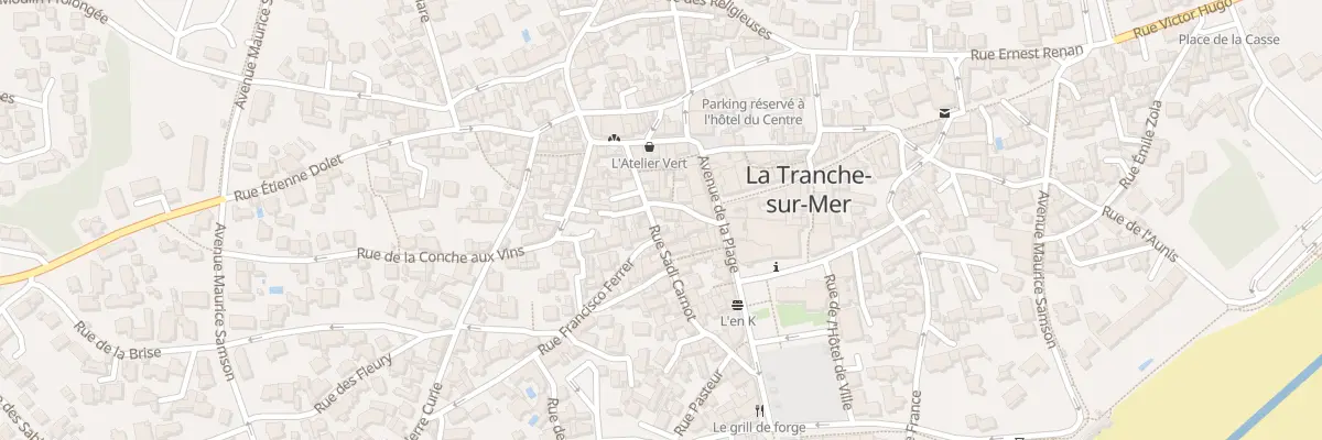 Plan du 5 Rue sadi carnot à La Tranche-sur-Mer