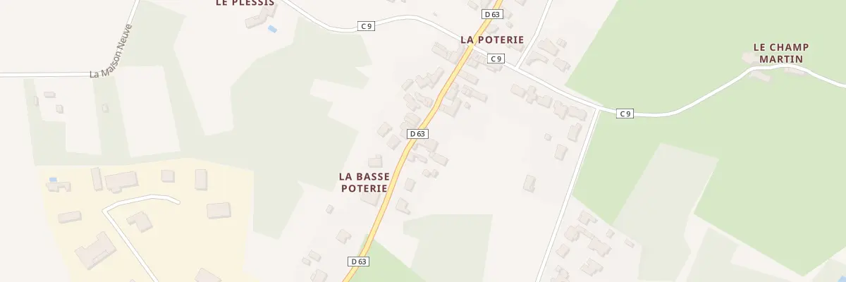 Plan du 65B Rue de la poterie à Château-Thébaud