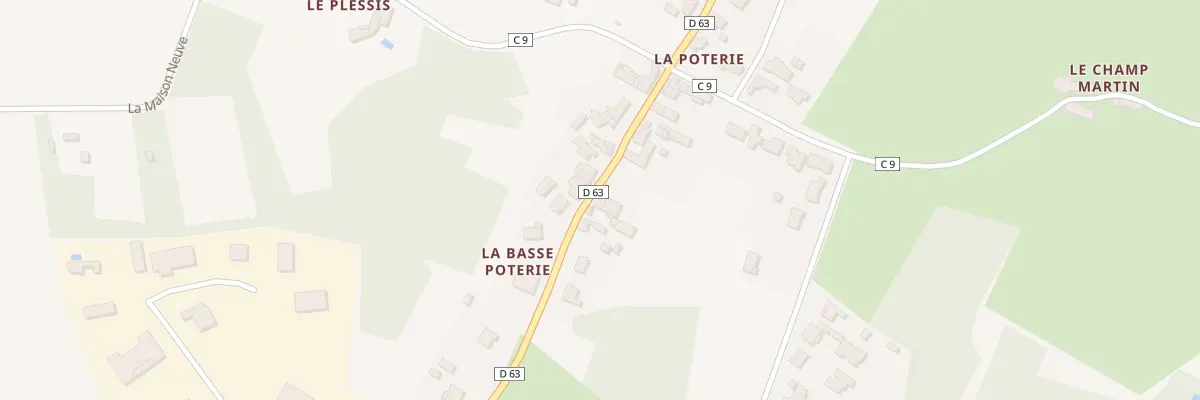 Plan du 67 Rue de la poterie à Château-Thébaud