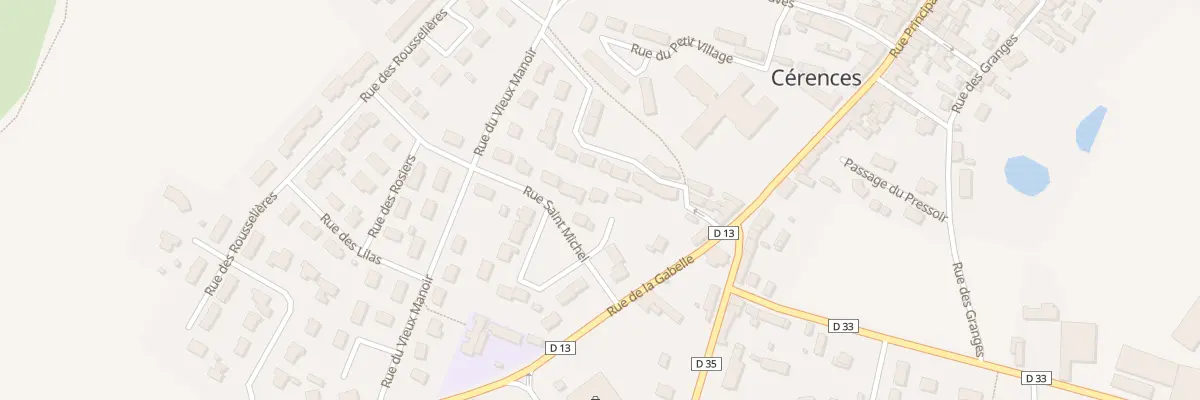 Plan du 9015 Lot Saint Michel à Cérences