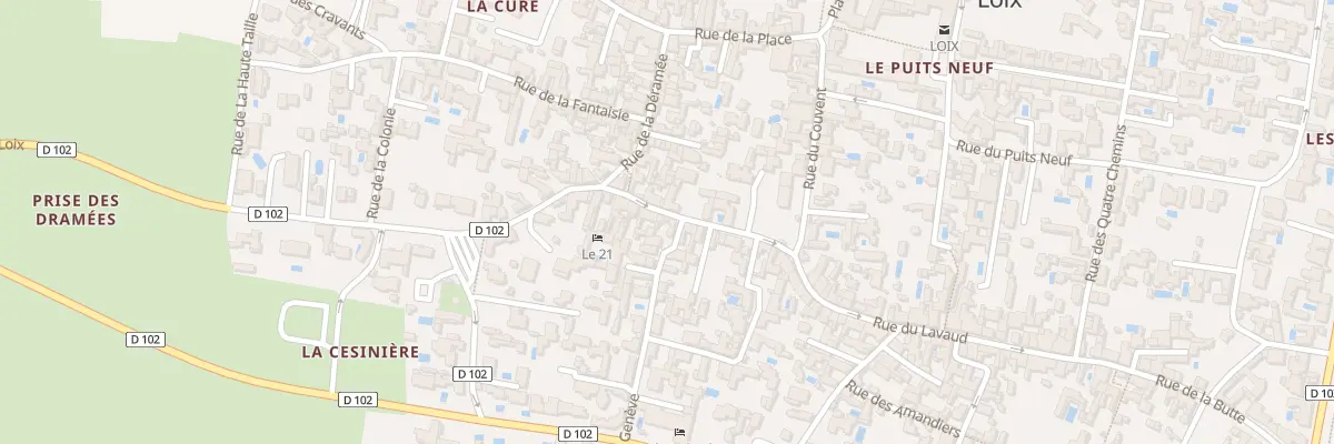 Plan du 11 Rue de la Violette à Loix