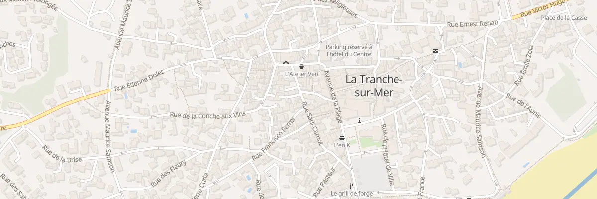 Plan du 16 Rue sadi carnot à La Tranche-sur-Mer