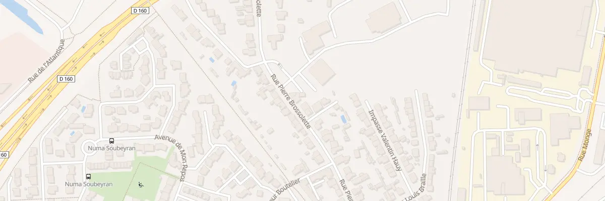 Plan du 96 Rue pierre brossolette à La Roche-sur-Yon