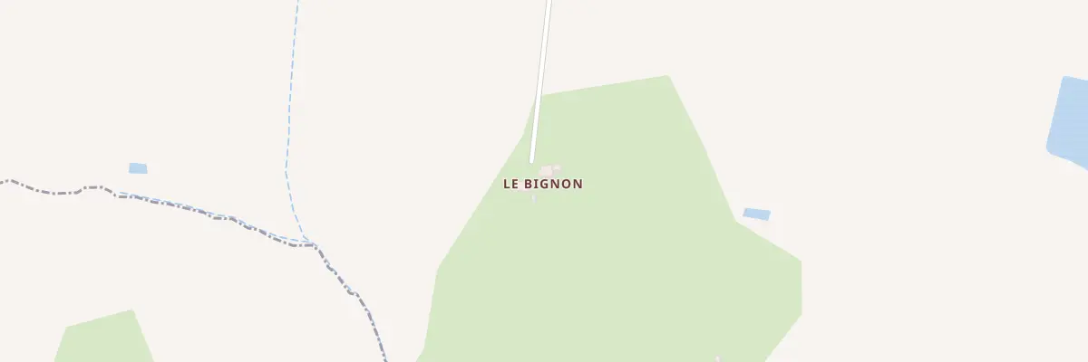 Plan du 5363 Le Bignon à Coësmes
