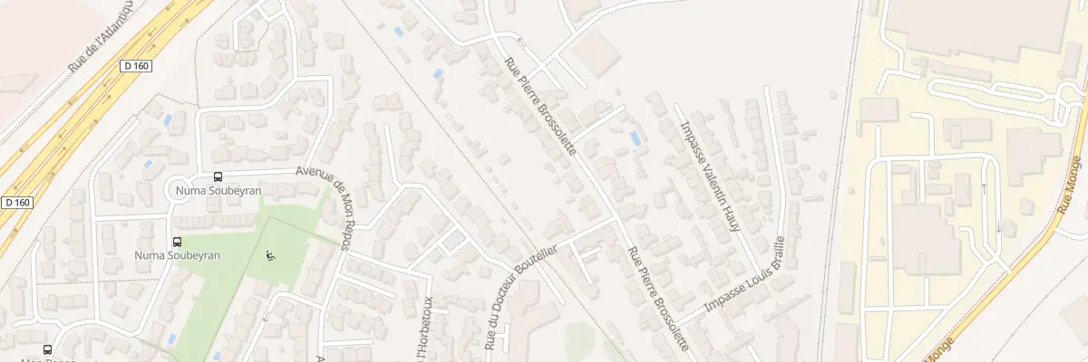 Plan du 85 Rue pierre brossolette à La Roche-sur-Yon