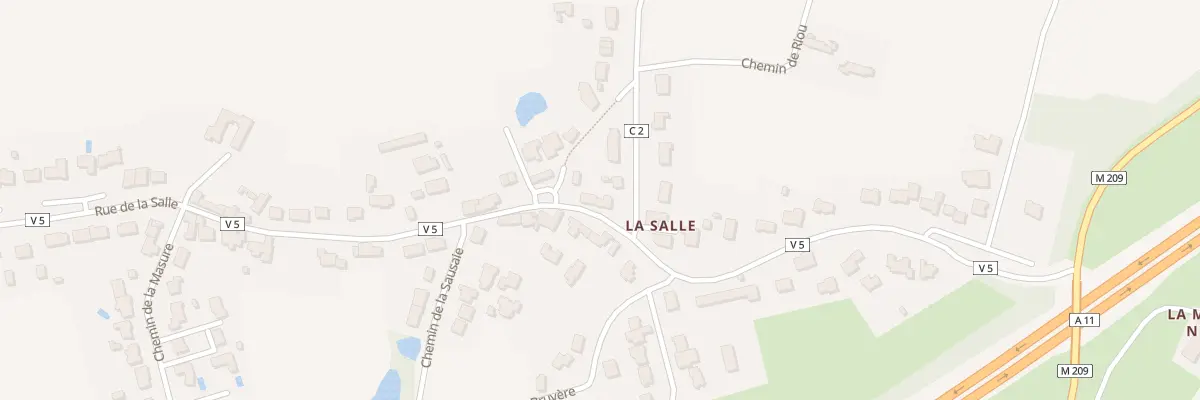 Plan du 93 Rue de la Salle à Carquefou
