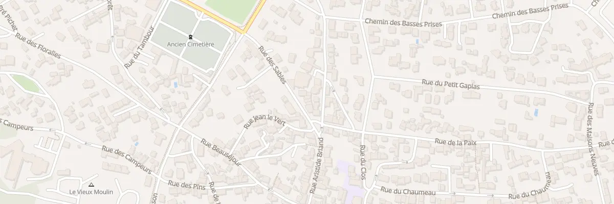 Plan du 6 Rue des sables à La Tranche-sur-Mer