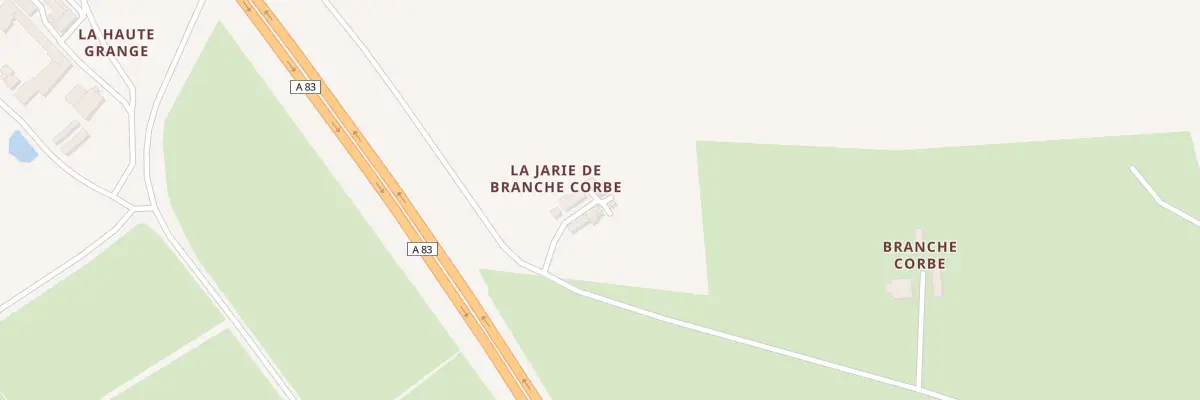 Plan du 2 La Jarry de Branchecorbe à Montbert