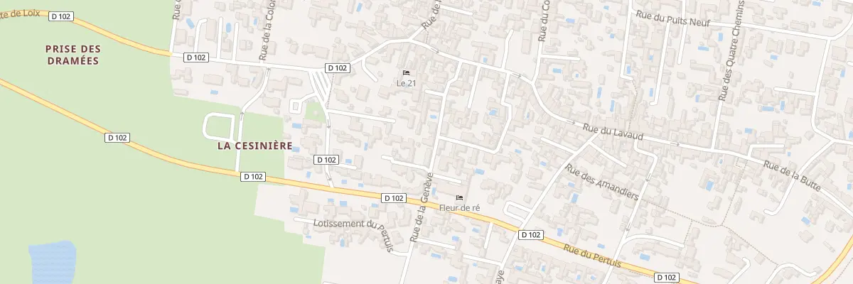 Plan du 14 Rue de la Genève à Loix