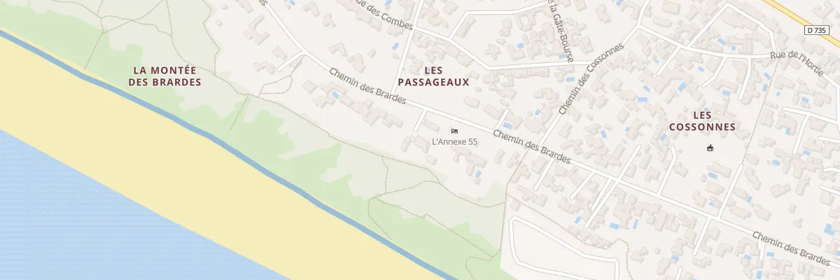 Plan du 59 Che des Brardes à La Couarde-sur-Mer