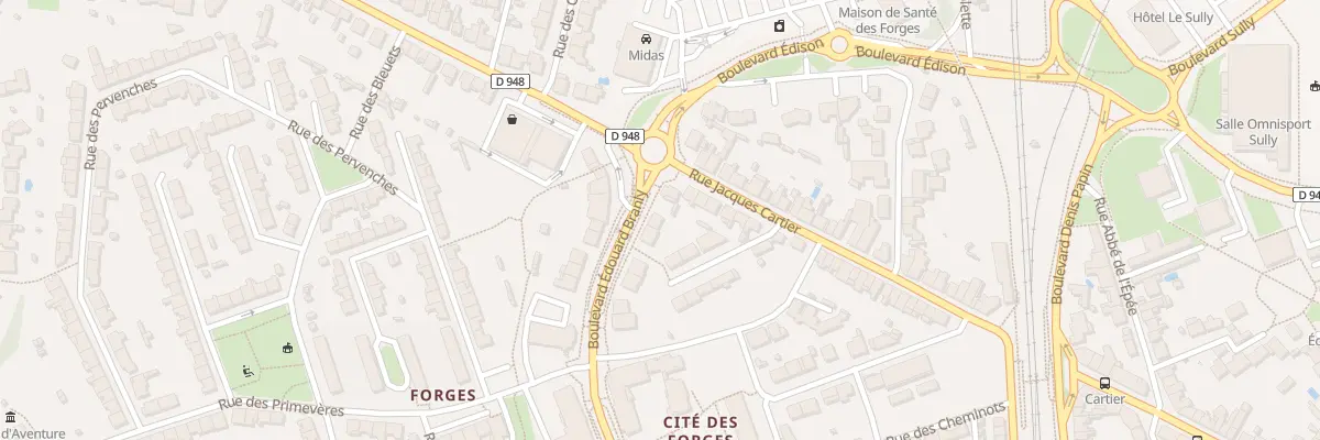Plan du 162 Bd Édouard Branly à La Roche-sur-Yon