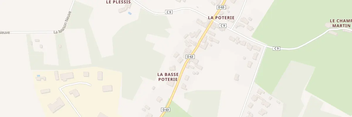 Plan du 80 Rue de la poterie à Château-Thébaud