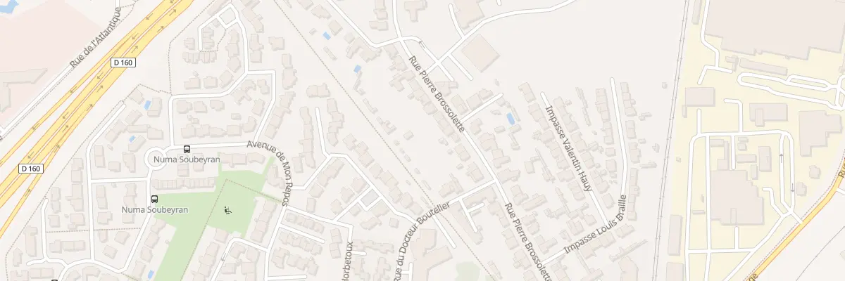 Plan du 89 Rue pierre brossolette à La Roche-sur-Yon