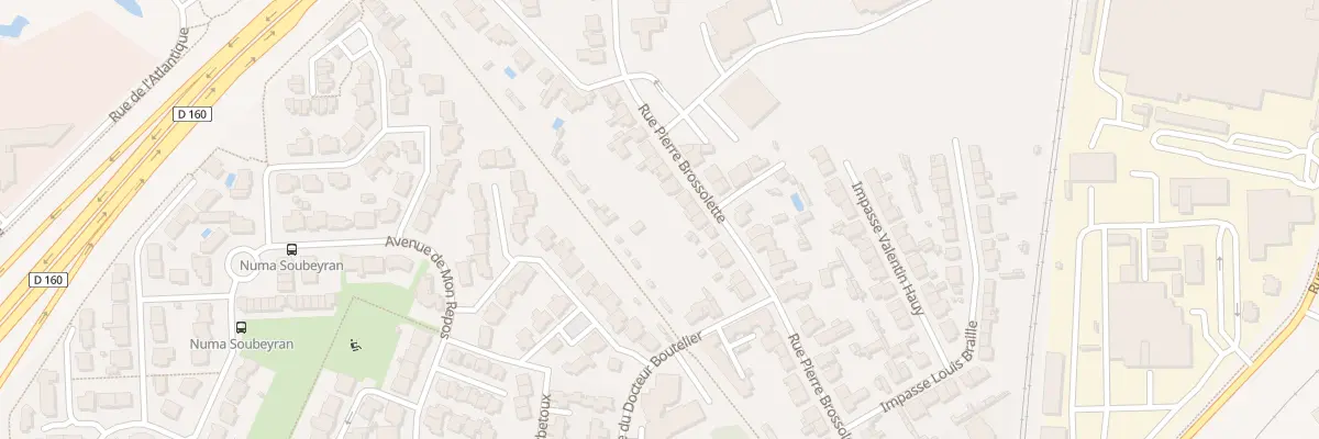 Plan du 91 Rue pierre brossolette à La Roche-sur-Yon