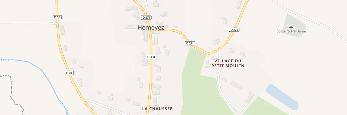 Plan du 15 Le Bourg à Hémevez