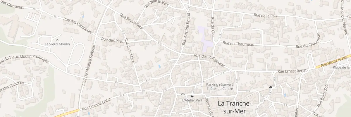 Plan du 41 Rue aristide briand à La Tranche-sur-Mer