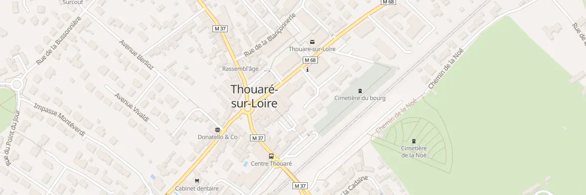 Plan du 4 Rue de Mauves à Thouaré-sur-Loire