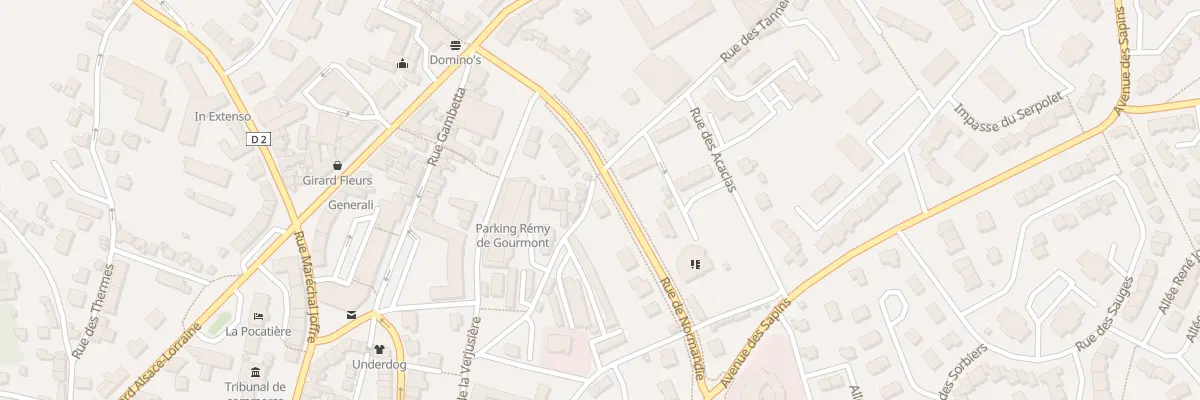 Plan du 8 Rue de Normandie à Coutances